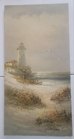 ORIGINAL OIL SEASCAPE PAINTING