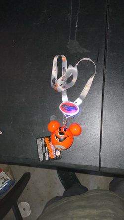 Mickey light up lanyard for Halloween