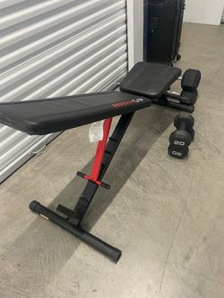 Bench and weights