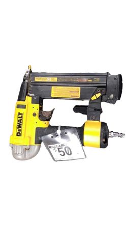 Dewalt Dwfp12233 Yellow Pneumatic Brad Nailer
