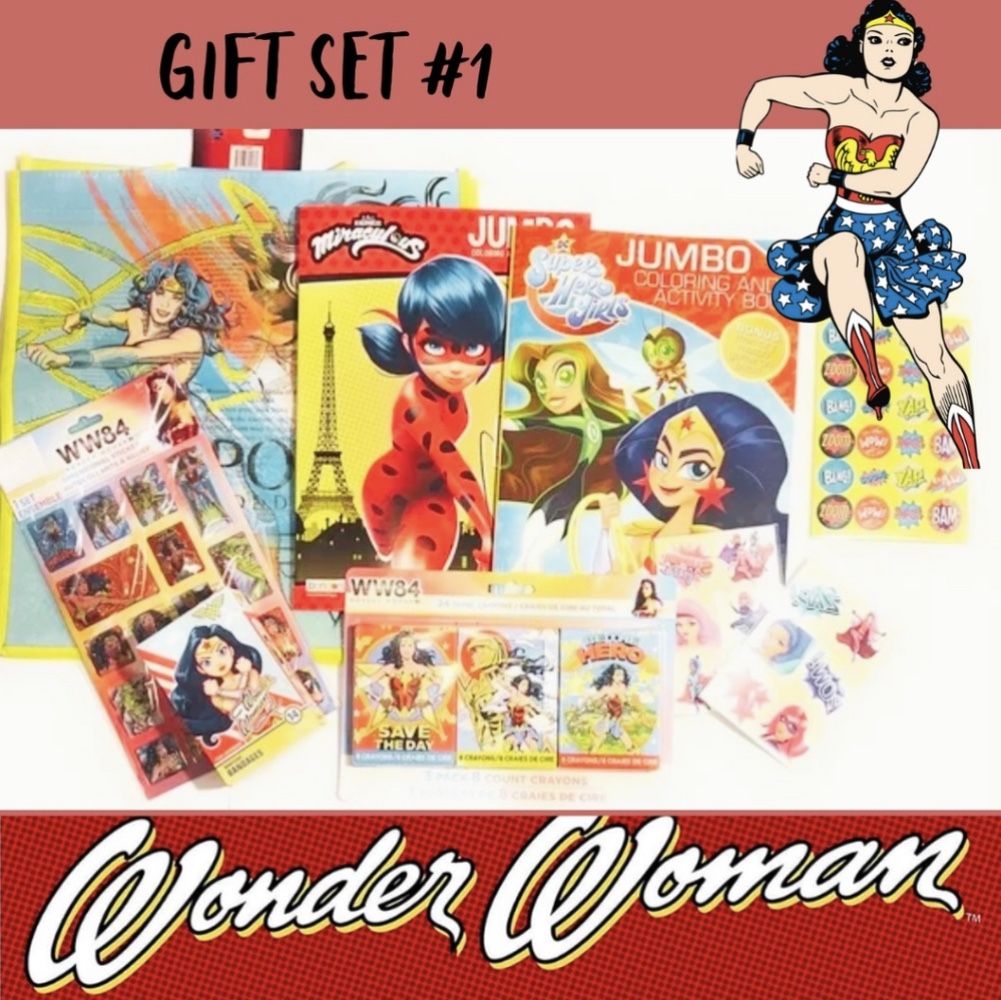 Girls Wonder Woman Superhero Girls Gift Set #1