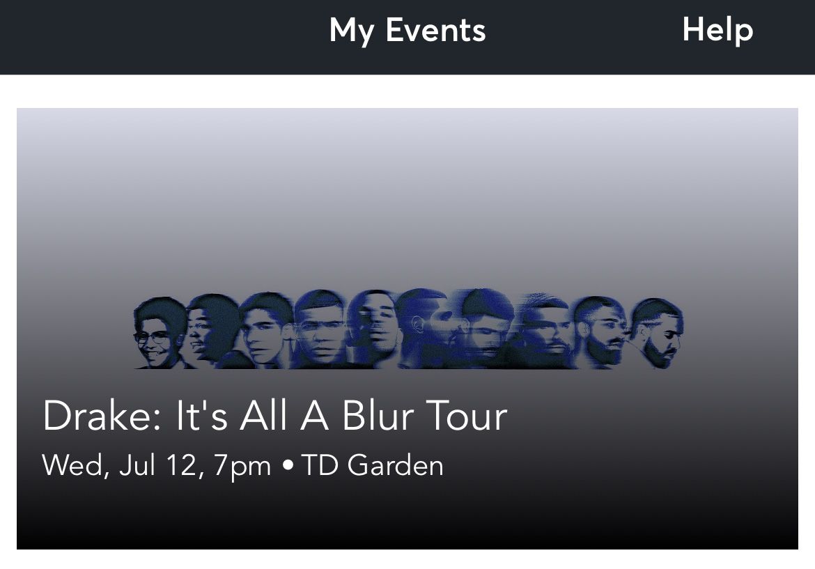 Drake: It’s All A Blur Tour