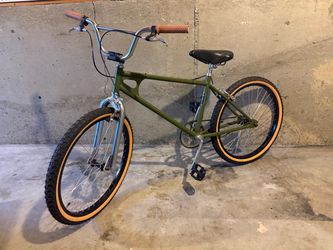 24” Custom Cruiser BMX Bike Olive Green