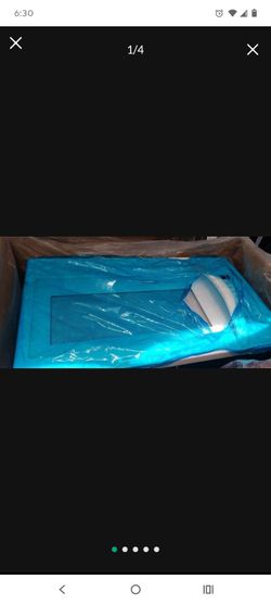 White microwave Frigidaire new never install available now
