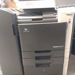Konica Minolta Color Office Copier Scan Printer Fax Copies