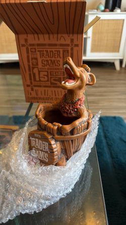 2026 Trader Sam's Enchanted Tiki Bar 15th Anniversary Hyena Mug