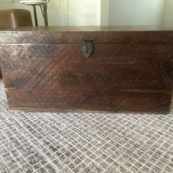 Vintage Wooden Chest
