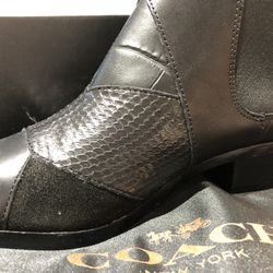 Coach Women’s Saffolk Patchwork SNK/CLF BLACK/BLACK Q8707