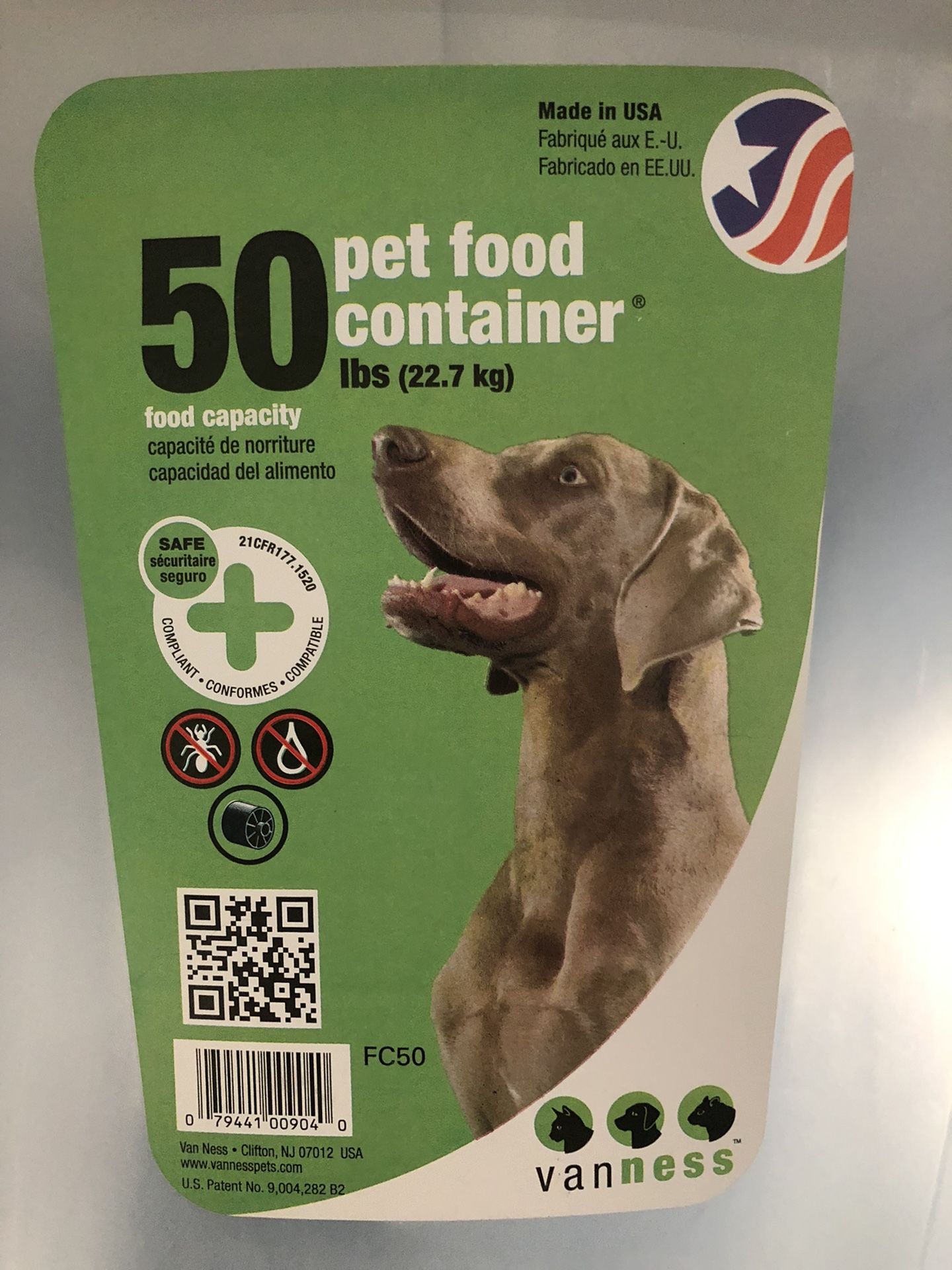 50lbs Dog Food Container