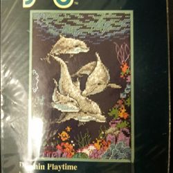 Dolphin Crossstitch Kit New