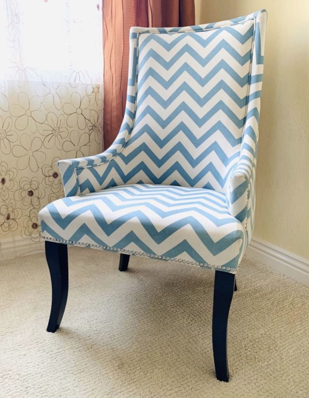 Chevron Accent Lounge Chair
