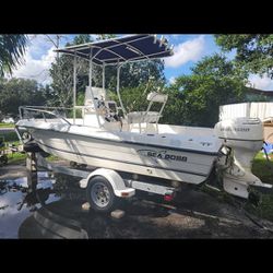 2005 SeaBoss Center Console With 2006Trailer 