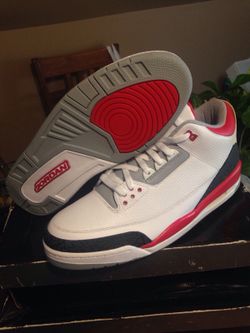 Jordan 3 (Fire Red) sz14