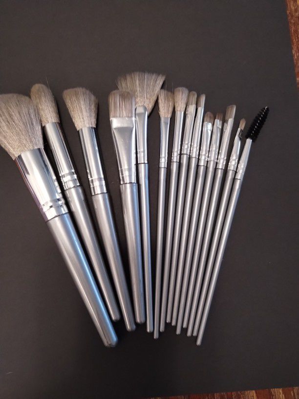 16 Pc Professional Make Up Brush Set (Purple)