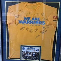 2013 Playoff Golden State Warriors Team Signed Shirt !!! 