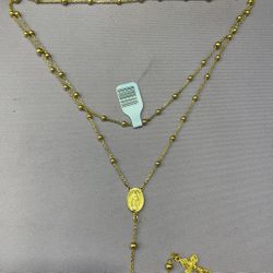 Chain Rosary 14kt Yellow Gold 