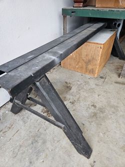 2 Solid Metal SawHorses