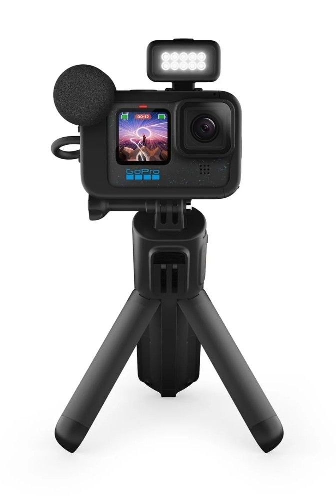 "Used ONCE!" GoPro HERO12 Black Creator Edition Vlogging Kit w/ Volta Grip