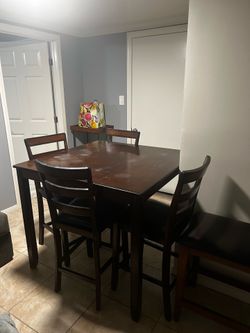 Brown table