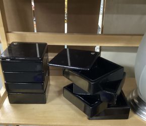 Calvin Klein Lacquered Jewelry Storage