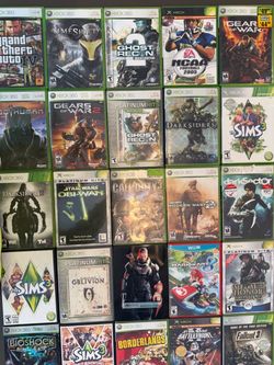 Xbox and Wii games
