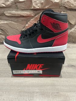 New customJordan 1 Retro High OG  Matte Patent Breds Size 9.5 men