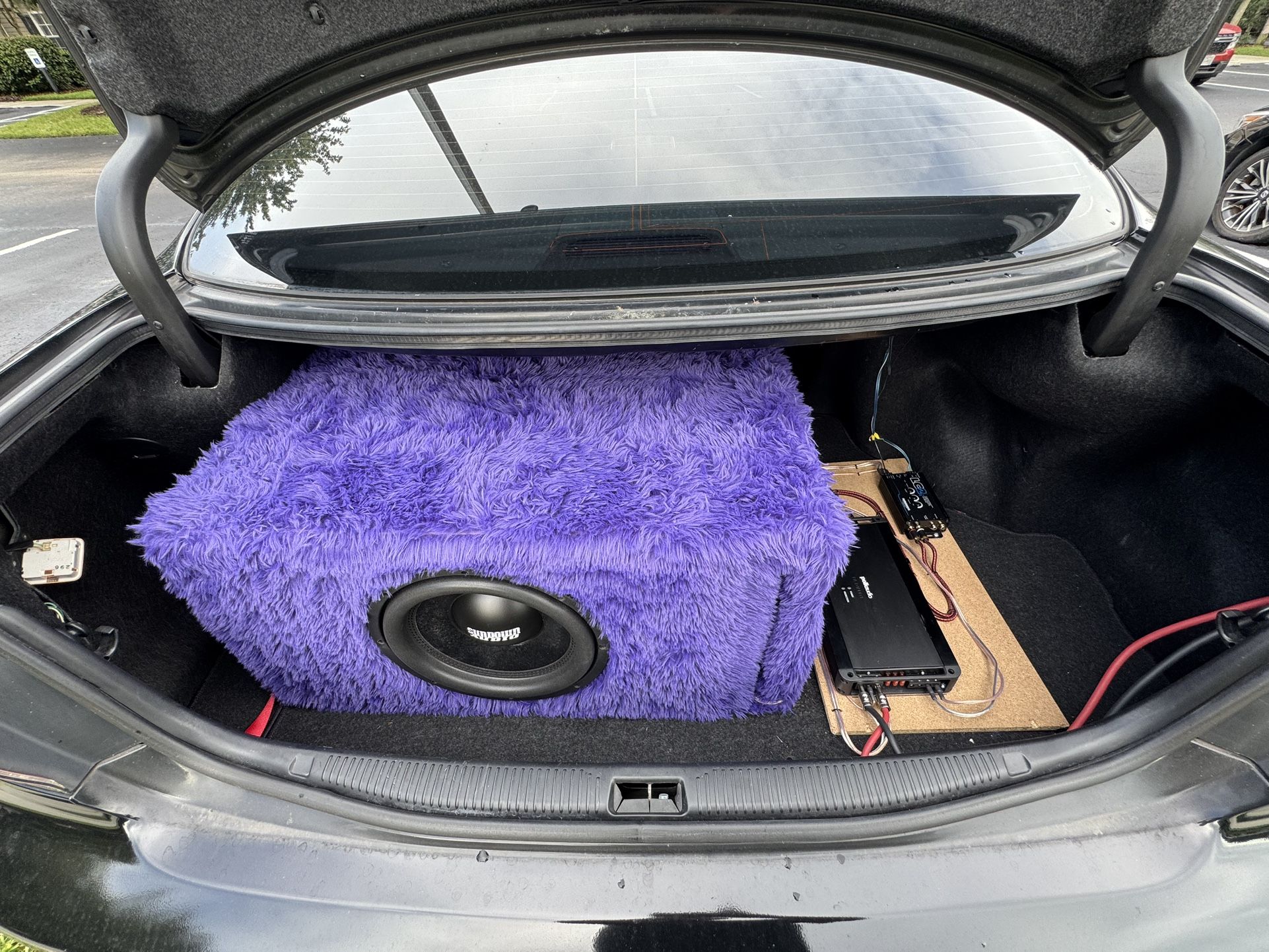 Sundown 12 with enclosure, Amp , loc , and wiring with fuse.