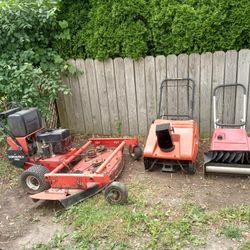Gravely Commercial Mower And 2 Snowblowers (Parts Or Repair)