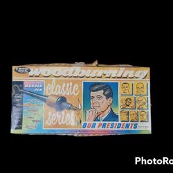 1965 ATF Vintage Wood Burning Our Presidents Series 