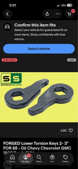 2/3 drop torsion keys 99-06 tahoe
