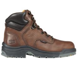 Women's Titan 6 in. Work Boot - Alloy Toe - Brown Size 9.5(W)