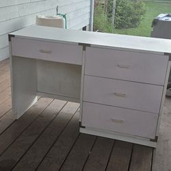 Desk- White Wood