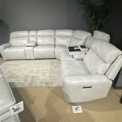 Leather Sectional 