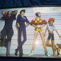 Cowboy Bebop Poster In Frame 