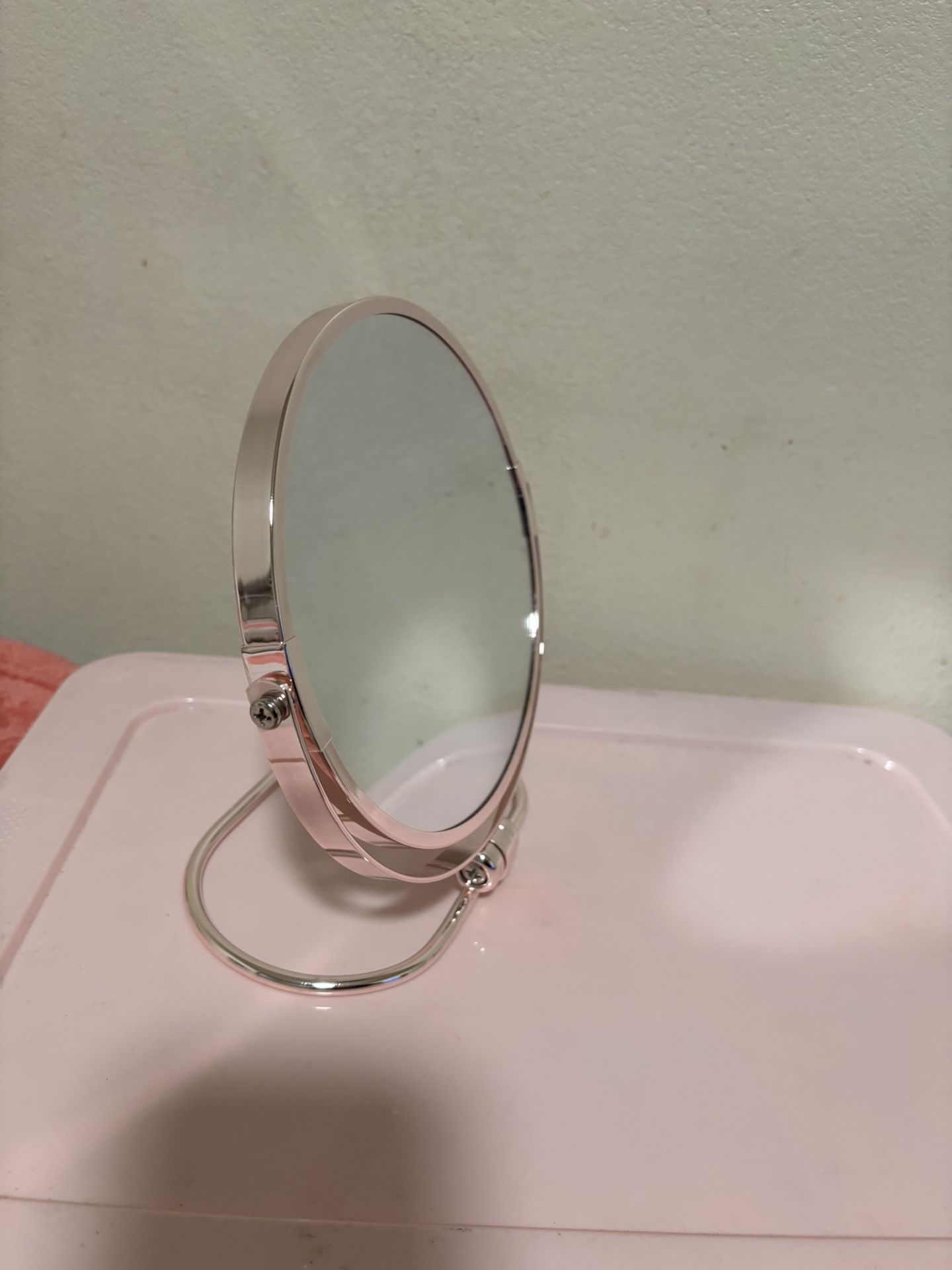 Rose Gold Desktop Mirror