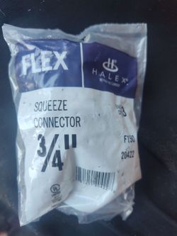 Squeeze connector 3/4 of an inch
