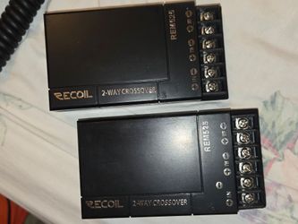 Set Of two 2 way crossover for car stereos never used