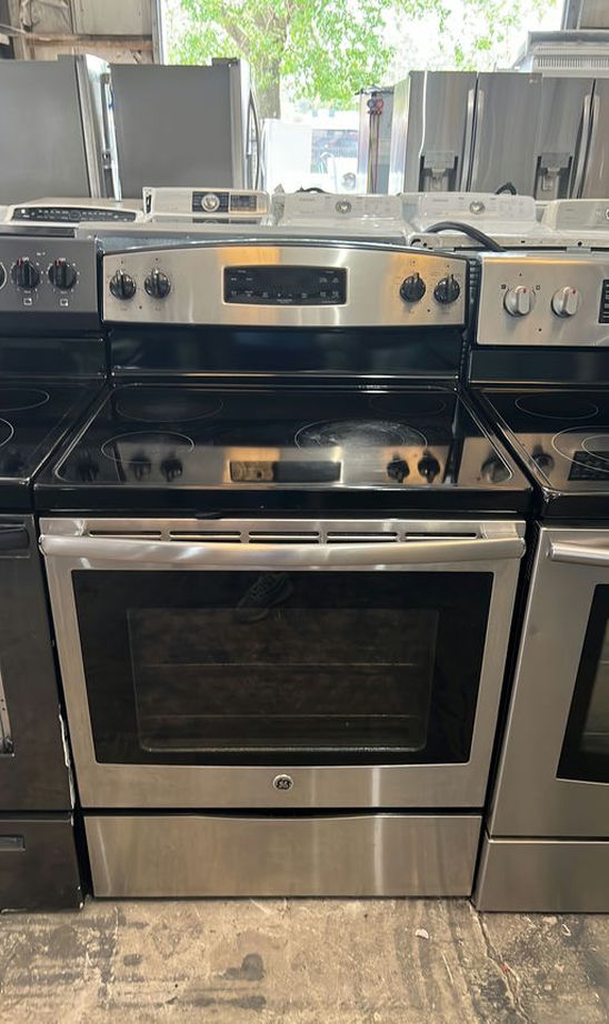 GE Electric Range with Self Clean Stainless