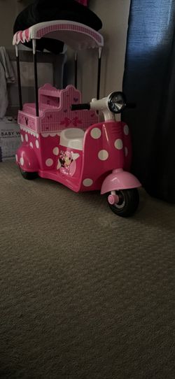 6V Ride On Minnie Mouse Bakery Cart