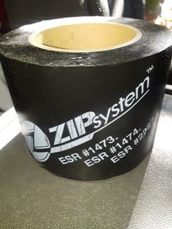 Big rolls of ZIP black tape