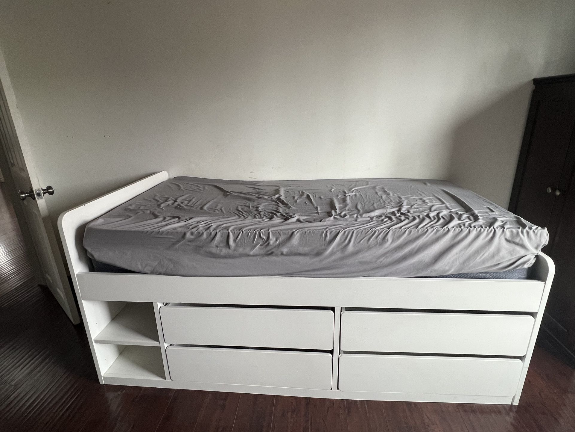 Twin Bed With Drawers Underneath