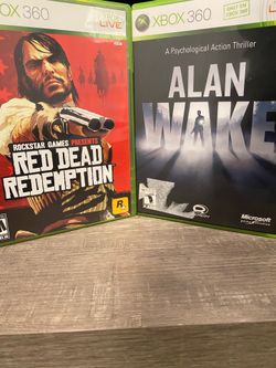 Xbox 360  red dead redemption and Alan wake $15