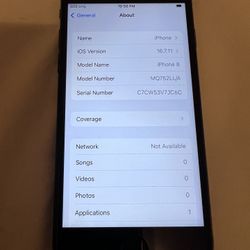 Apple iPhone 8 64 GB A1893 Black factory unlocked 