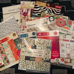 Lot Of Card Stock/Paper Crafting