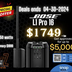 🔥🔥🔥New Bose L1 Pro 16 - Soft Opening Deal 🔥🔥🔥