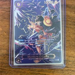 Monkey D Luffy Carrying On His Will Op09-119 Special Alt Art