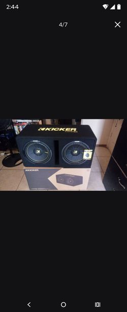 Kicker CompC  10" Dual Subwoofer Enclosure