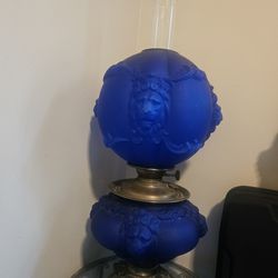 Vintage Victorian KEROSENE GLASS LION 🦁 Head 