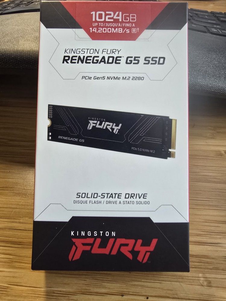 Kingston Fury Renegade G5 1024GB NVMe SSD 