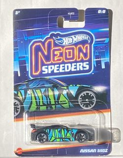 Hot Wheels Neon Speeders Nissan 350Z #8/8 – New Sealed 1:64 Diecast